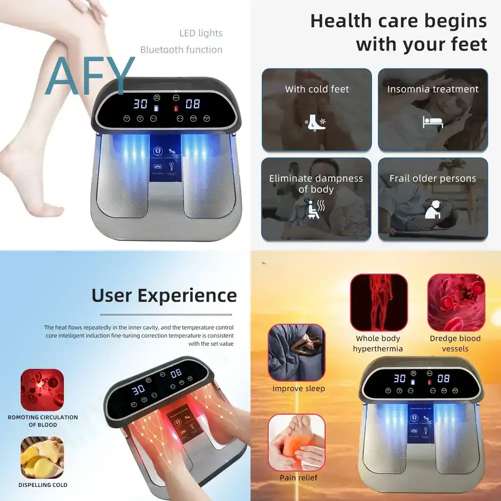 Health Wellness Home Care - THz Terahertz Foot Spa for Portable