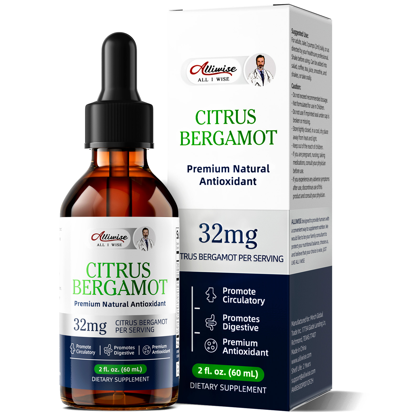 Health Wellness Day - Premium Citrus Bergamout Drops for Promoting