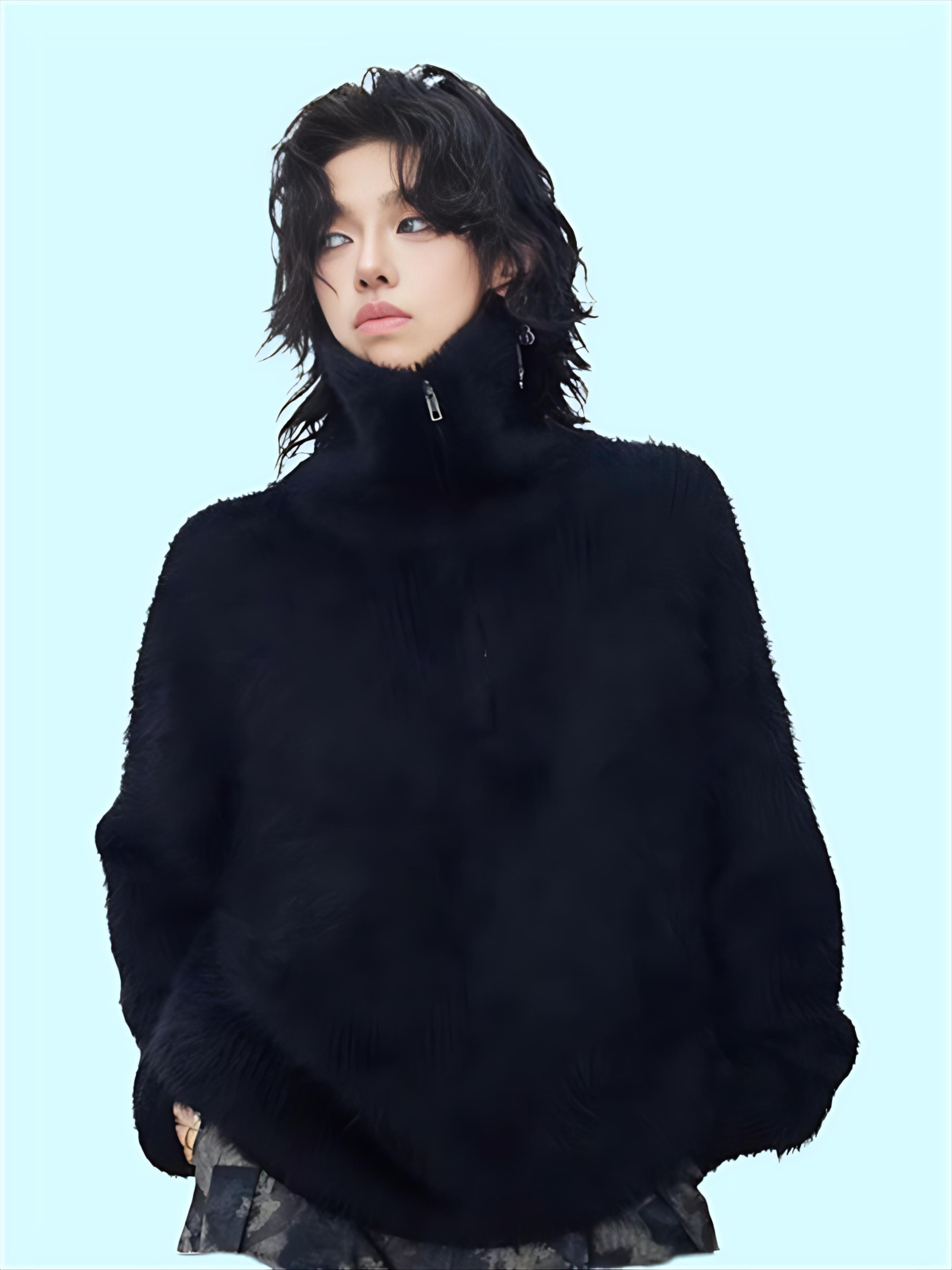 Fur Collar Pullovers Anime Rab - Health Wellness Gym review and price