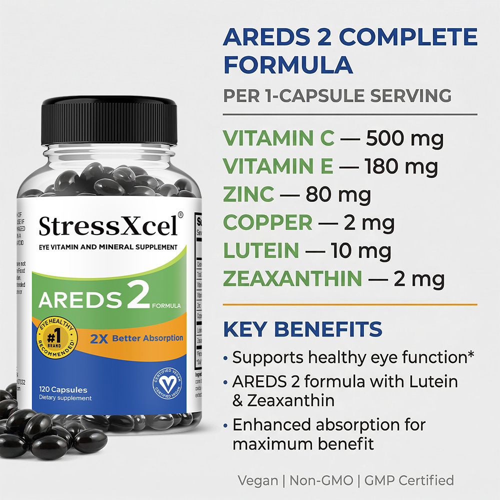 AREDS 2 Eye Capsules, Lutein & - Health Wellness Day review and price