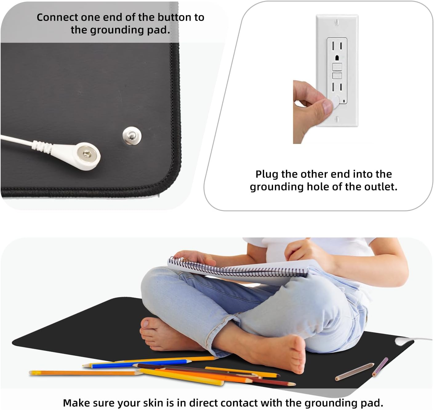 40X60CM Grounding Mat With Gro - Health Wellness Energy review and price