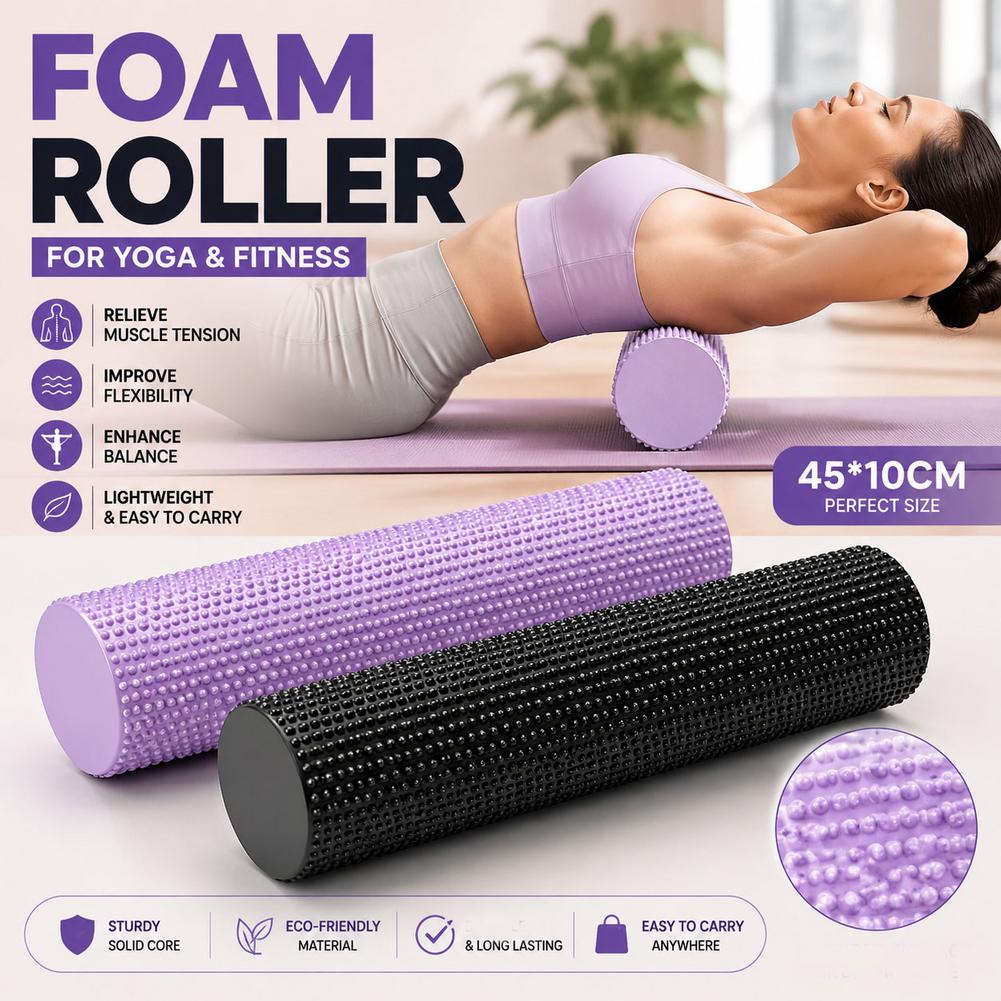 Yoga Foam Roller EVA High Dens - Health Wellness Fitness review and price