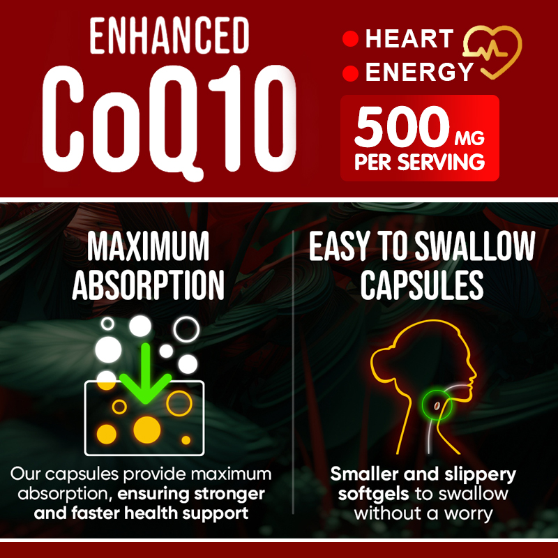 CoQ10 Capsules Support Heart C - Health Wellness Energy review and price