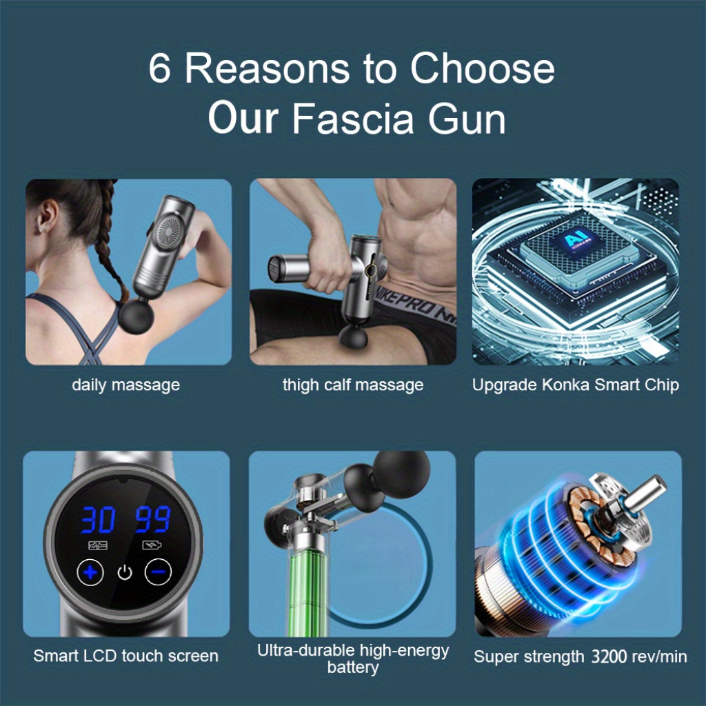 99 Level Massage Gun Fascia De - Health Wellness Fitness review and price