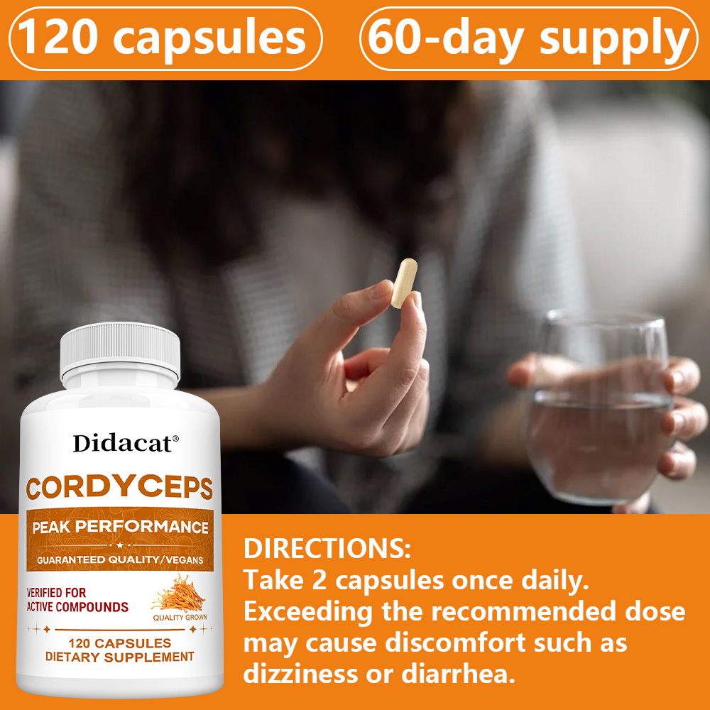 Cordyceps Mushroom Capsules 10 - Health Wellness Energy review and price