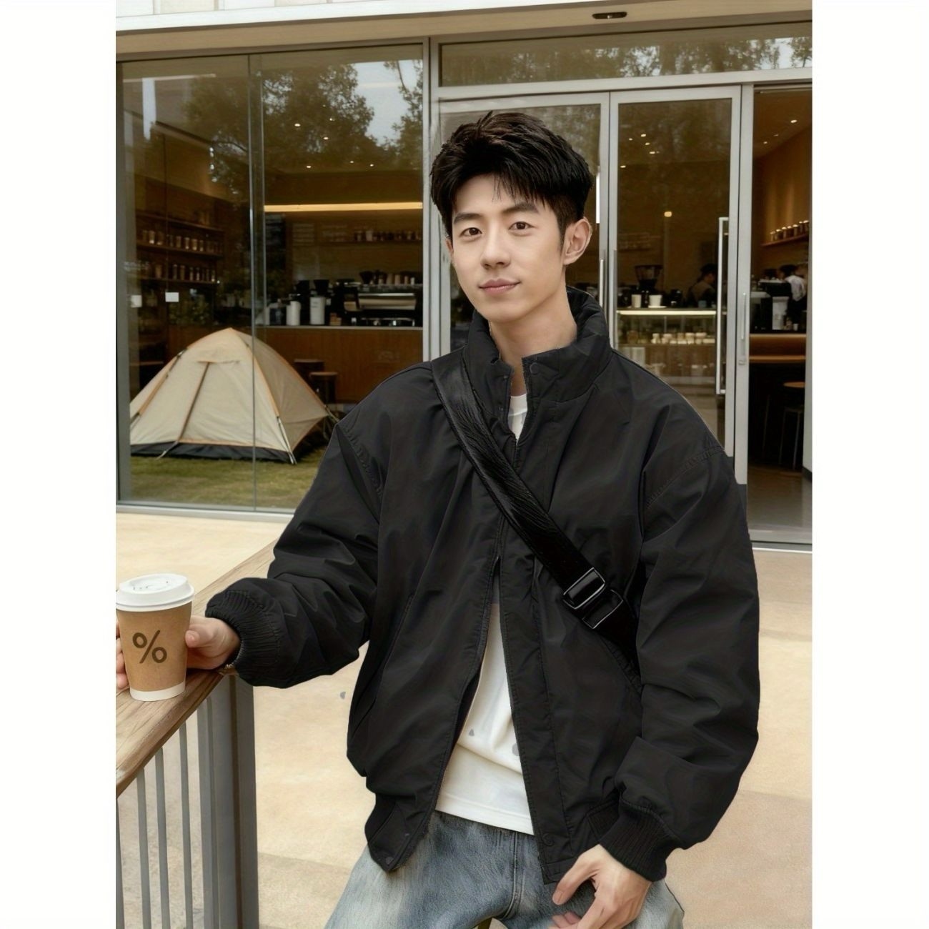 Mens Jacket Man Outdoor Coats  - Health Wellness Gym review and price