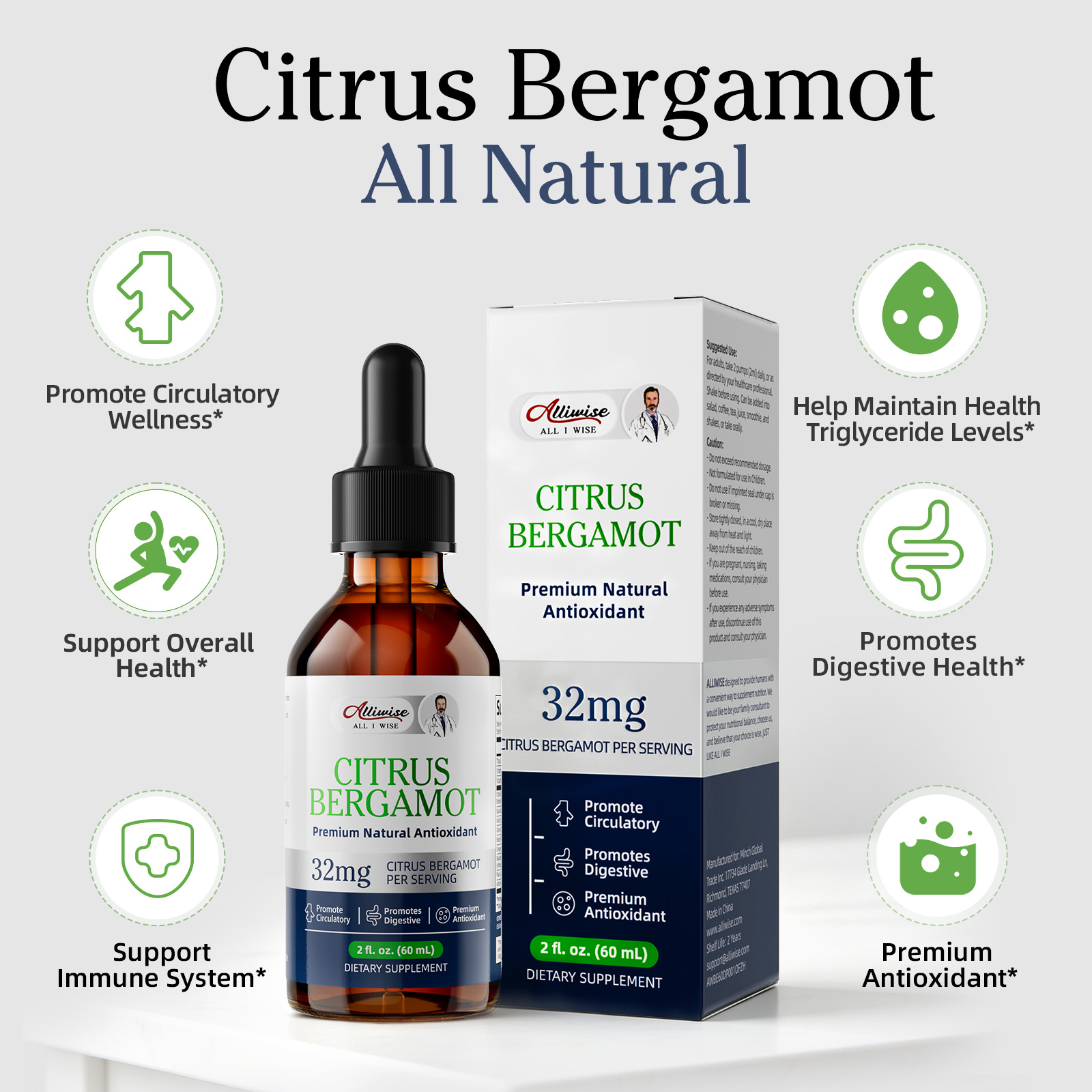 Premium Citrus Bergamout  Drop - Health Wellness Day review and price